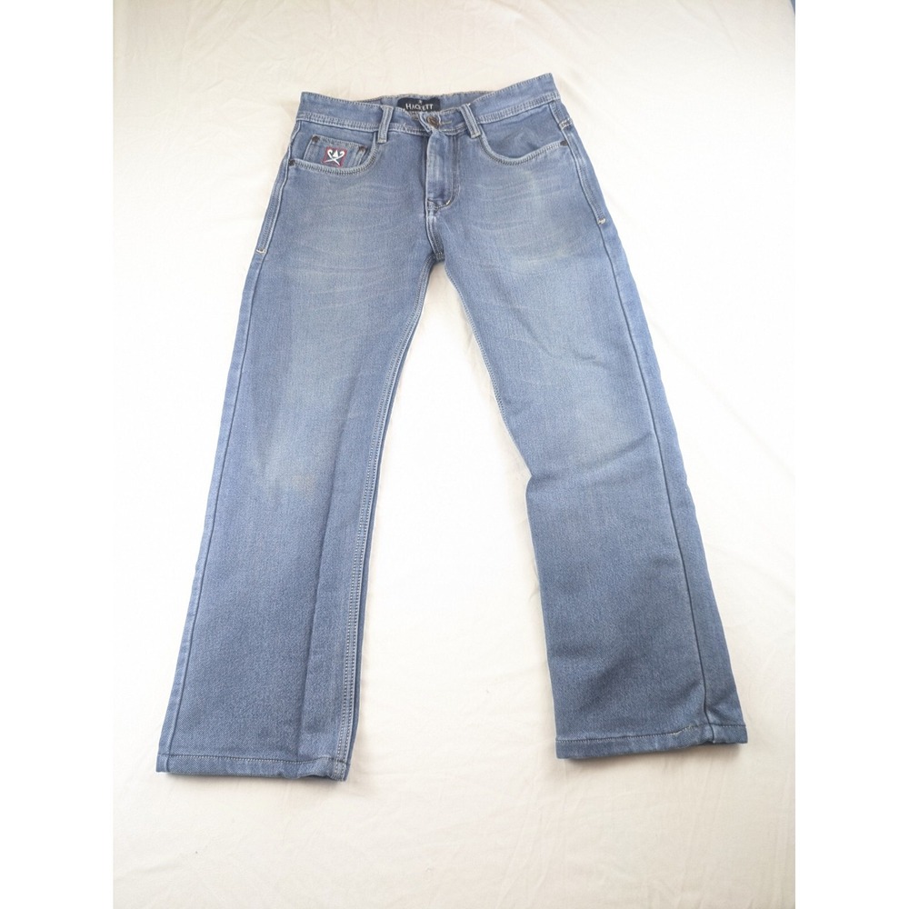 Mens Hackett London Straight Leg Jeans Blue 30